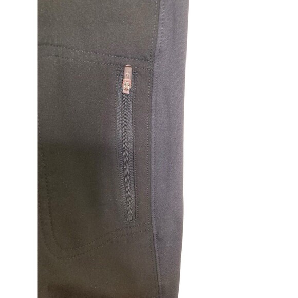 Title Nine Cold Killer Fleece Lined Black Performance Ankle Zip Pants Medium - Picture 7 of 15